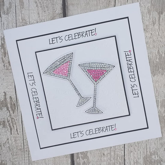 CCST12 - Craft Buddy Crystal Art Stamp Sets - Cocktail Sparkle Stamp Set