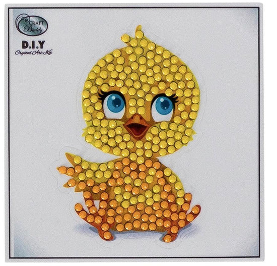 CAMK-36: "Cutie Chick"  Crystal Art Motifs (With Tools)