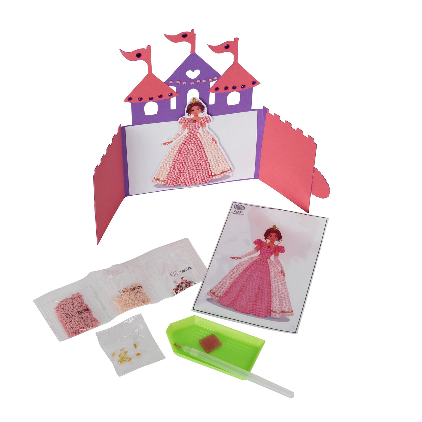 Pink Princess - Crystal Art Motifs (With Tools) CAMK-38