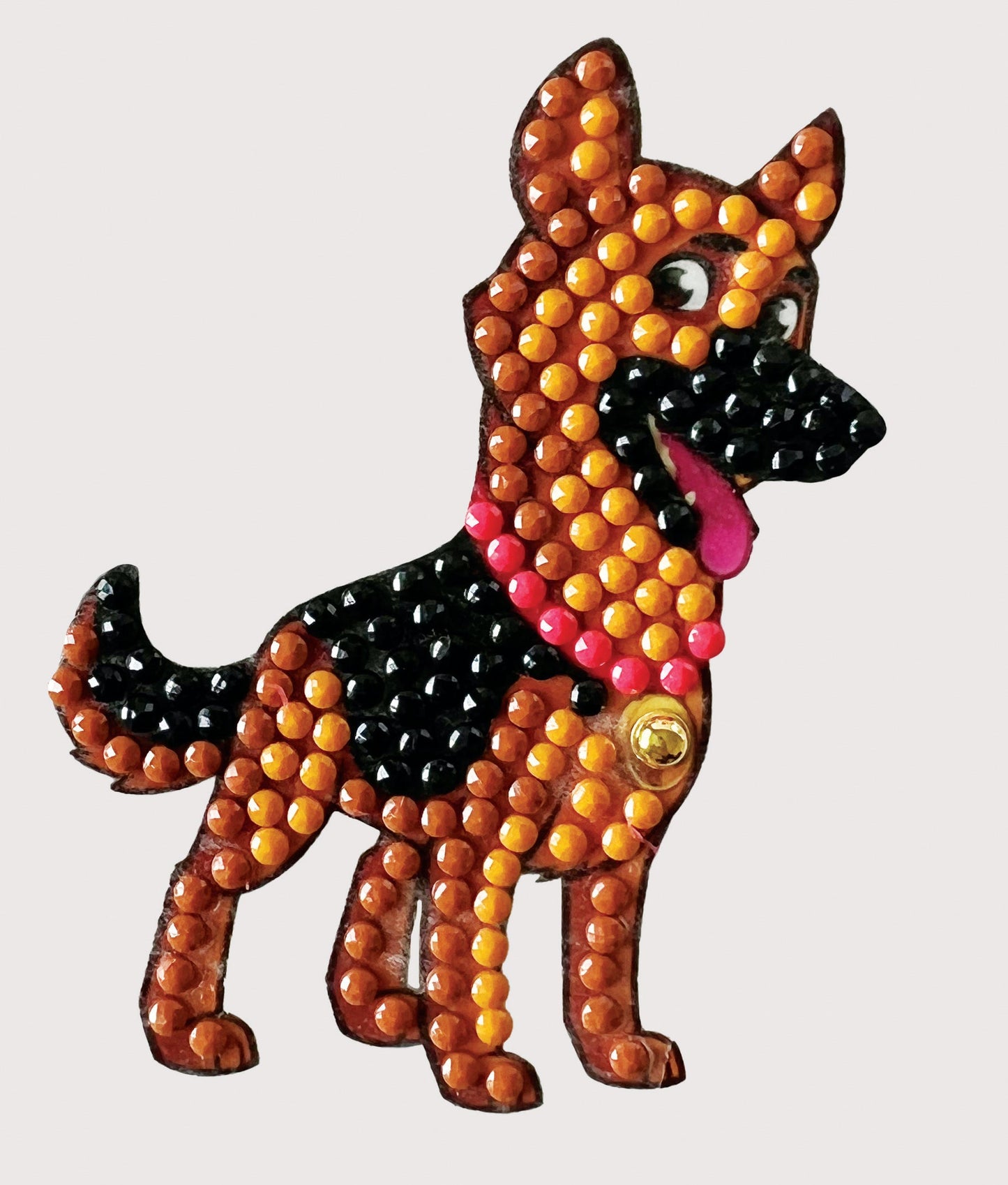 CAMK-65: "Joyful Dog" Crystal Art Motif