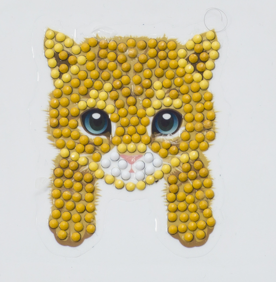 CAMK-6:Cat Paws - "Spring" Crystal Art Motifs (With tools)