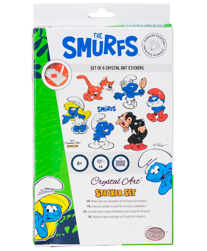 CAMK-SMRF560: Smurf Crystal Art Sticker Set