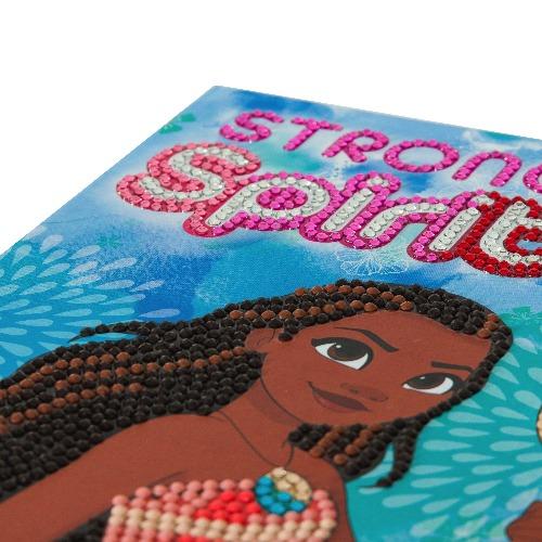 CANJ-DNY603: Moana, Crystal Art Notebook