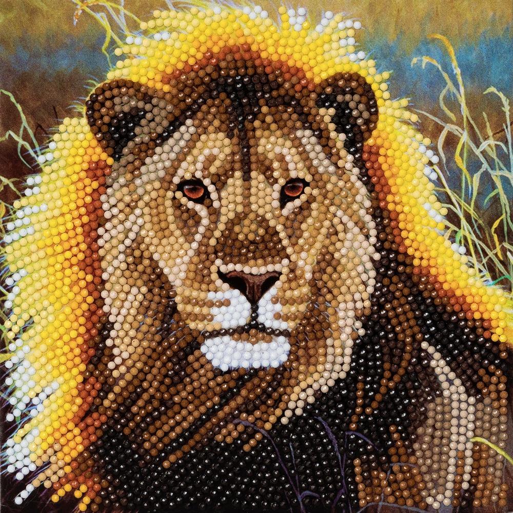 CCK-A13: "Resting Lion" Crystal Card Kit