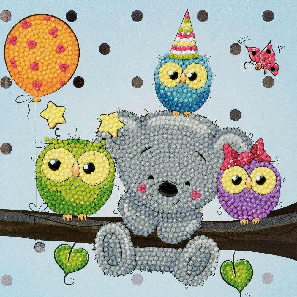 CCK-A19: "Birthday Friends" Crystal Card Kit