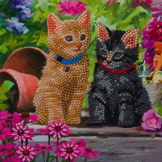 CCK-A53 "Cat Friends" Crystal Art Card Kit