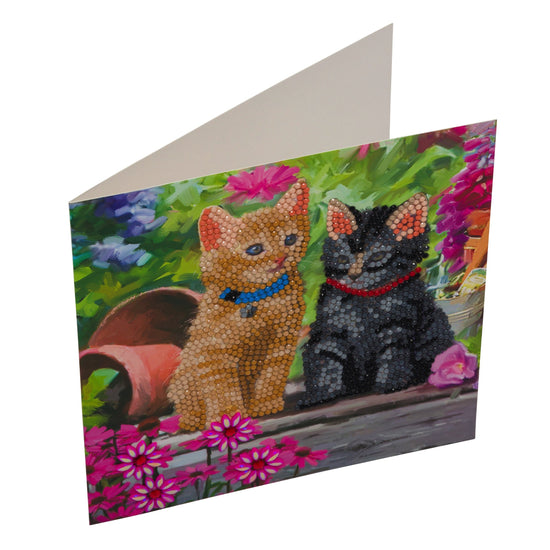 CCK-A53 "Cat Friends" Crystal Art Card Kit