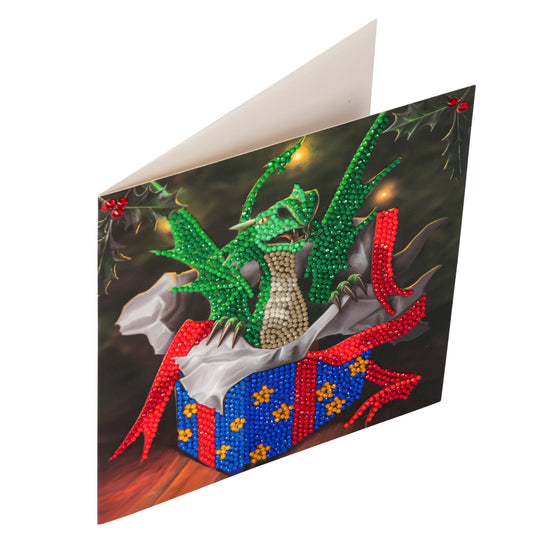 CCK-XM34: "Dragon Gift" Crystal Art Card Kit - Anne Stokes