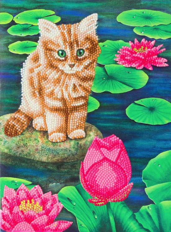 CCKXL-5 "Lily's Pond" Giant Crystal Art Card Kit