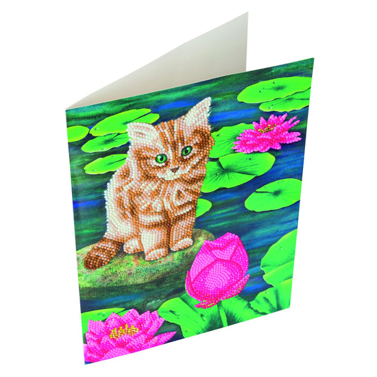 CCKXL-5 "Lily's Pond" Giant Crystal Art Card Kit