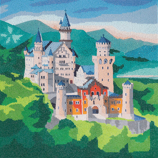 Load image into Gallery viewer, &amp;quot;Castle&amp;quot; Crystal Art Kit 40x50cm Front
