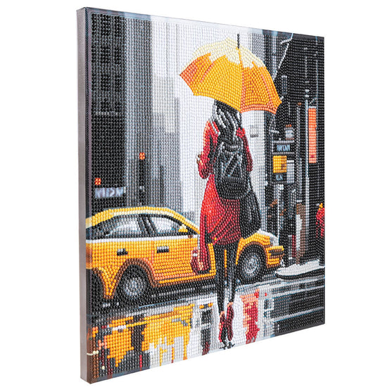 Load image into Gallery viewer, “City Reflections” Crystal Art Kit 30x30cm Side
