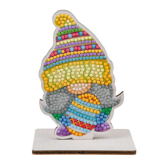 Load image into Gallery viewer, Crystal Art Home Ornaments - Easter Set Of 6 Gnome front
