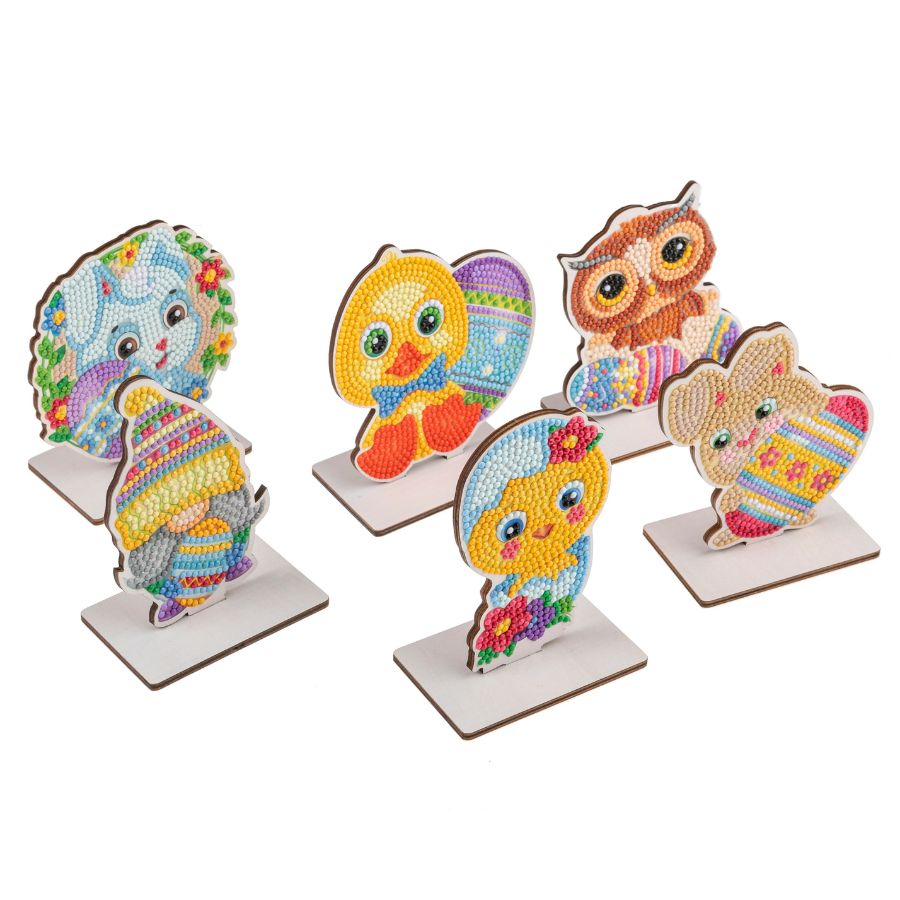 Crystal Art Home Ornaments - Easter Set Of 6 Front