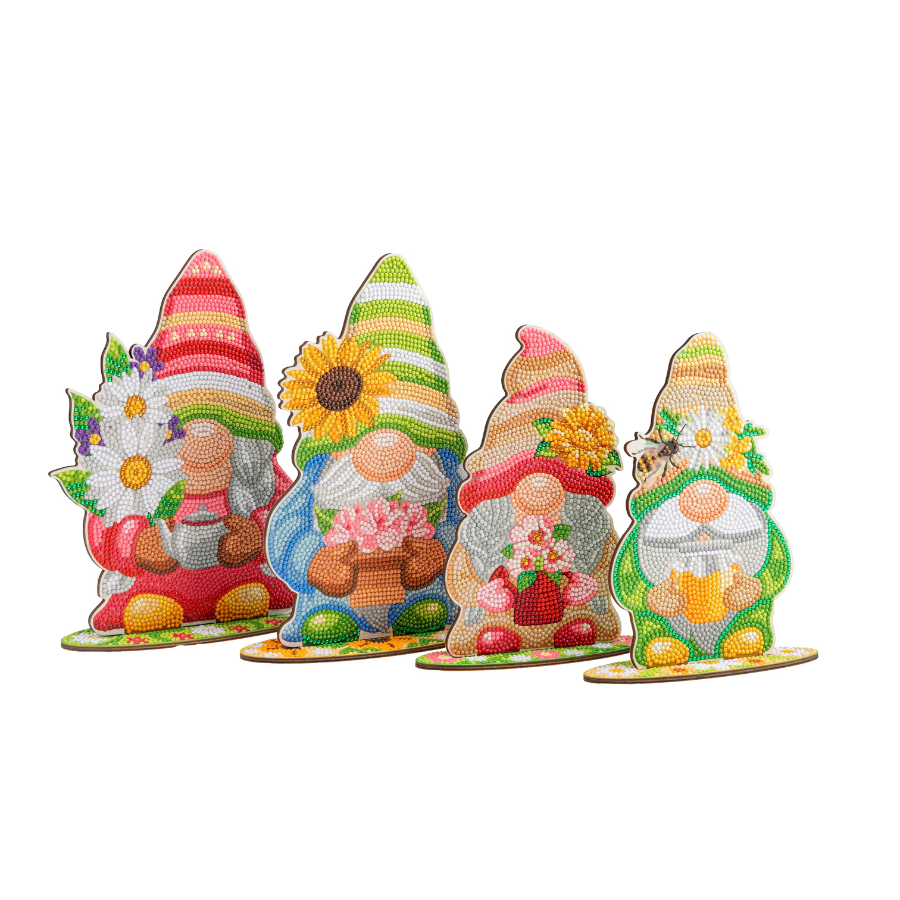 Crystal Art XL Buddies - Gnome Family front all