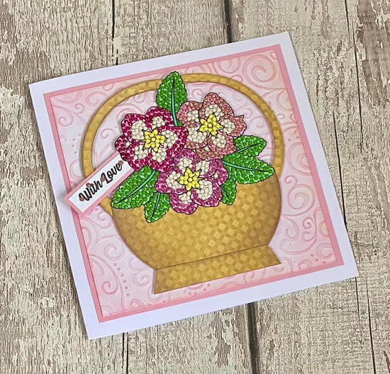 CCST18: Craft Buddy Easter Party, Crystal Art A5 Stamp Set