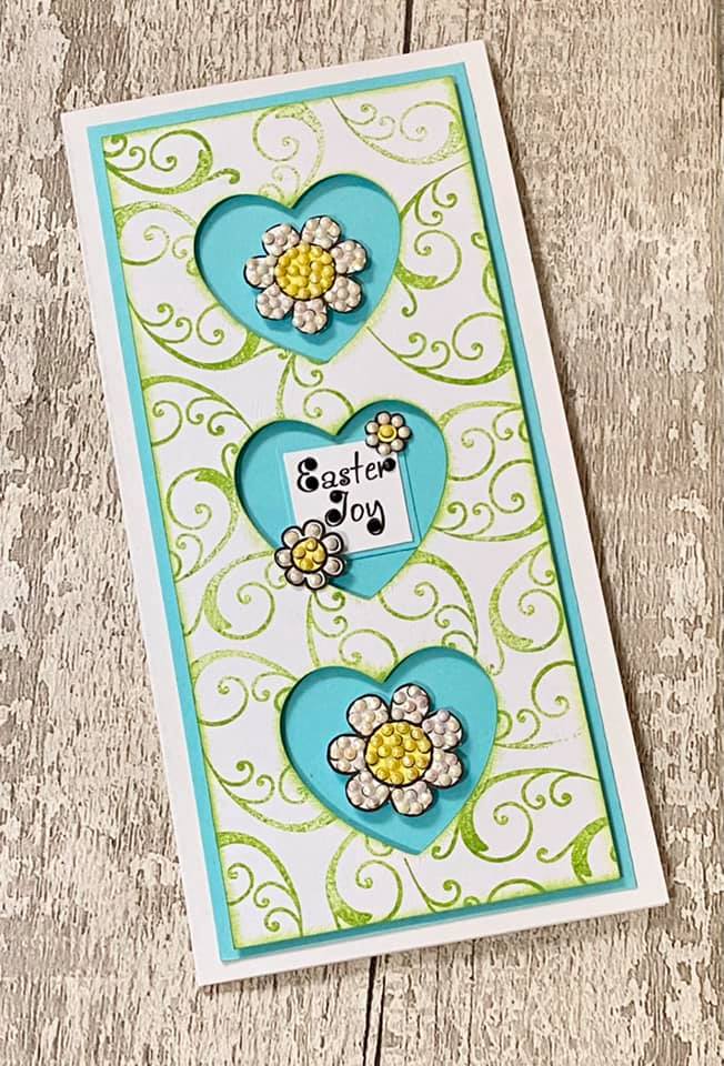 CCST18: Craft Buddy Easter Party, Crystal Art A5 Stamp Set