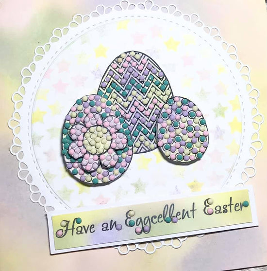 CCST18: Craft Buddy Easter Party, Crystal Art A5 Stamp Set