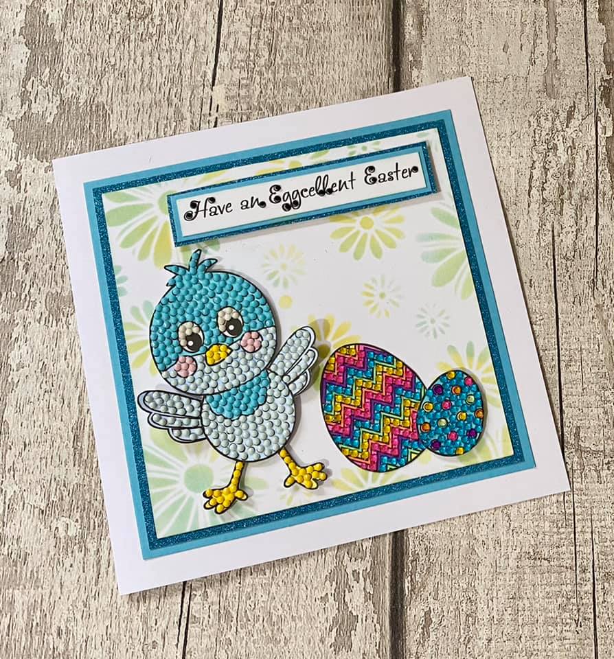 CCST18: Craft Buddy Easter Party, Crystal Art A5 Stamp Set