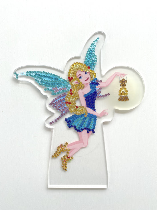 CALED-A01: "Fairy with Lantern" Crystal Art LED LAMP