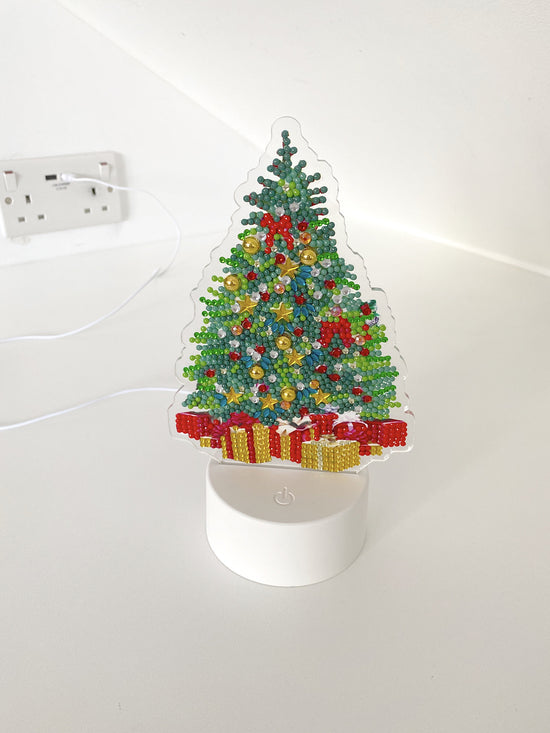 CALED-A02: "Christmas Tree" Crystal Art LED LAMP