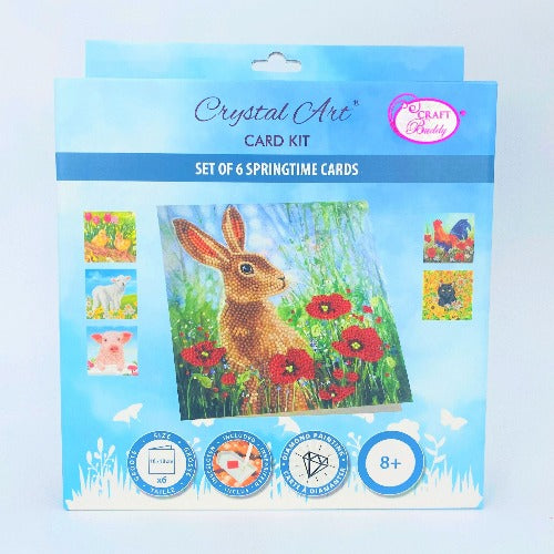 CCK-SS2022SET: Spring Summer 2022 18x18cm Crystal Art Card Set of 6