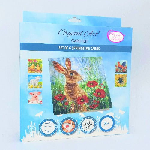 CCK-SS2022SET: Spring Summer 2022 18x18cm Crystal Art Card Set of 6