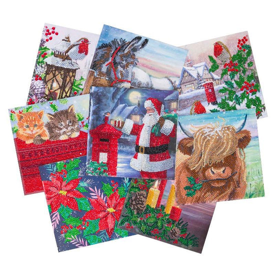 CCK-XMBOBSET: Limited Edition "Festive  Best of British" set of 8 Cards