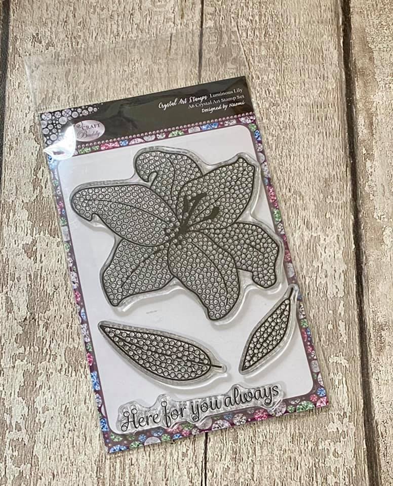 CCST25: Luminous Lily Crystal Art A6 Stamp Set