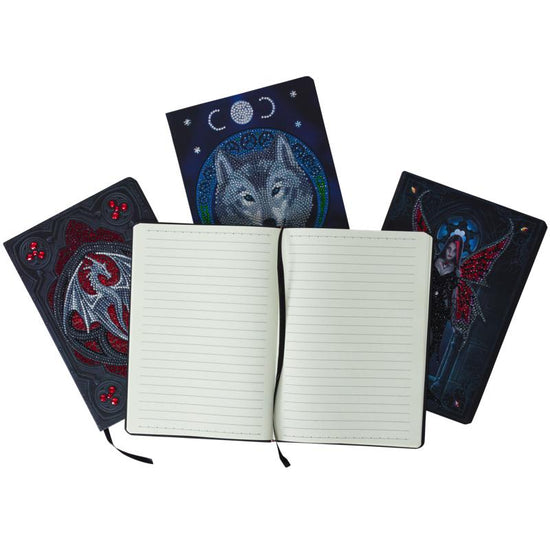 CANJ-10: "Valour Alter Drake"" 26x18cm Crystal Art Notebook  ANNE STOKES"