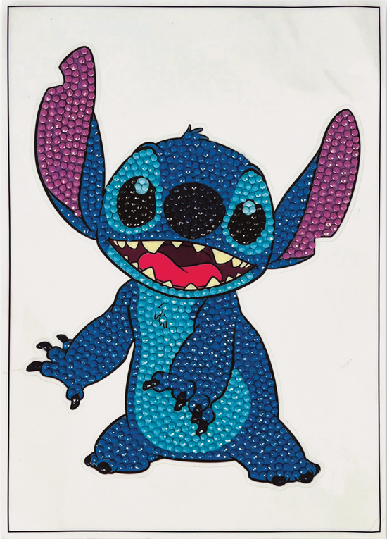 Stitch Crystal Art Sticker, A5 size