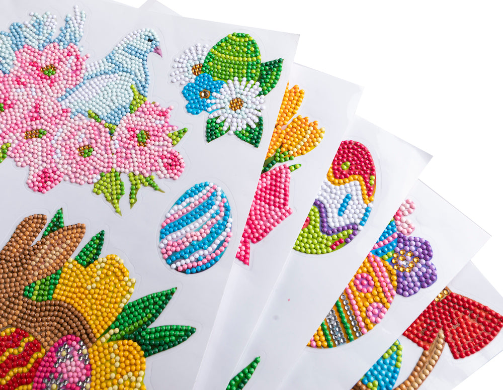 Qvc Sticker WST-QVC2SET5: Crystal Art Wall Sticker Sheets Bumper Kit Set of 5 - Ea ...