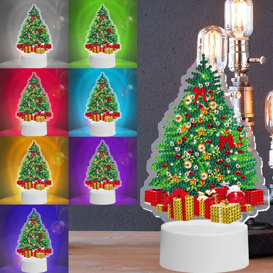 CALED-A02: "Christmas Tree" Crystal Art LED LAMP