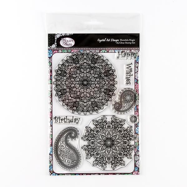 CCST3 - Mandala Magic A5 Crystal Art Stamp Set