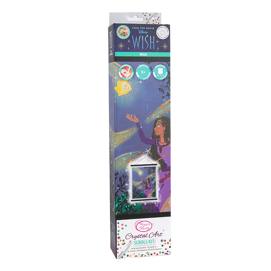 "Wish" Crystal Art Scroll Kit front packaging