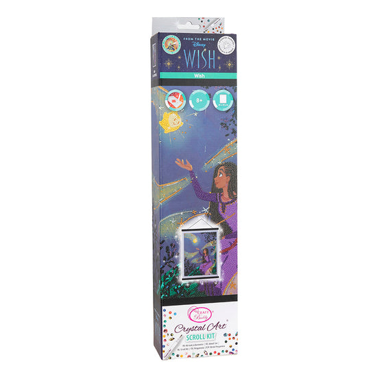 "Wish" Crystal Art Scroll Kit front packaging